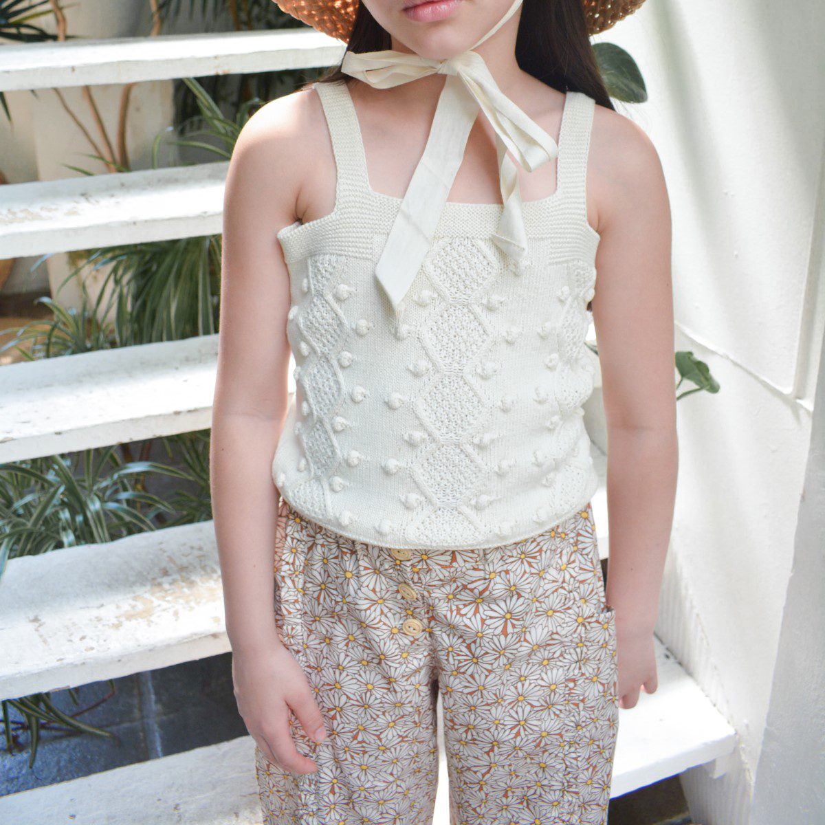 Pompom Top & Linda Daisies Trousers