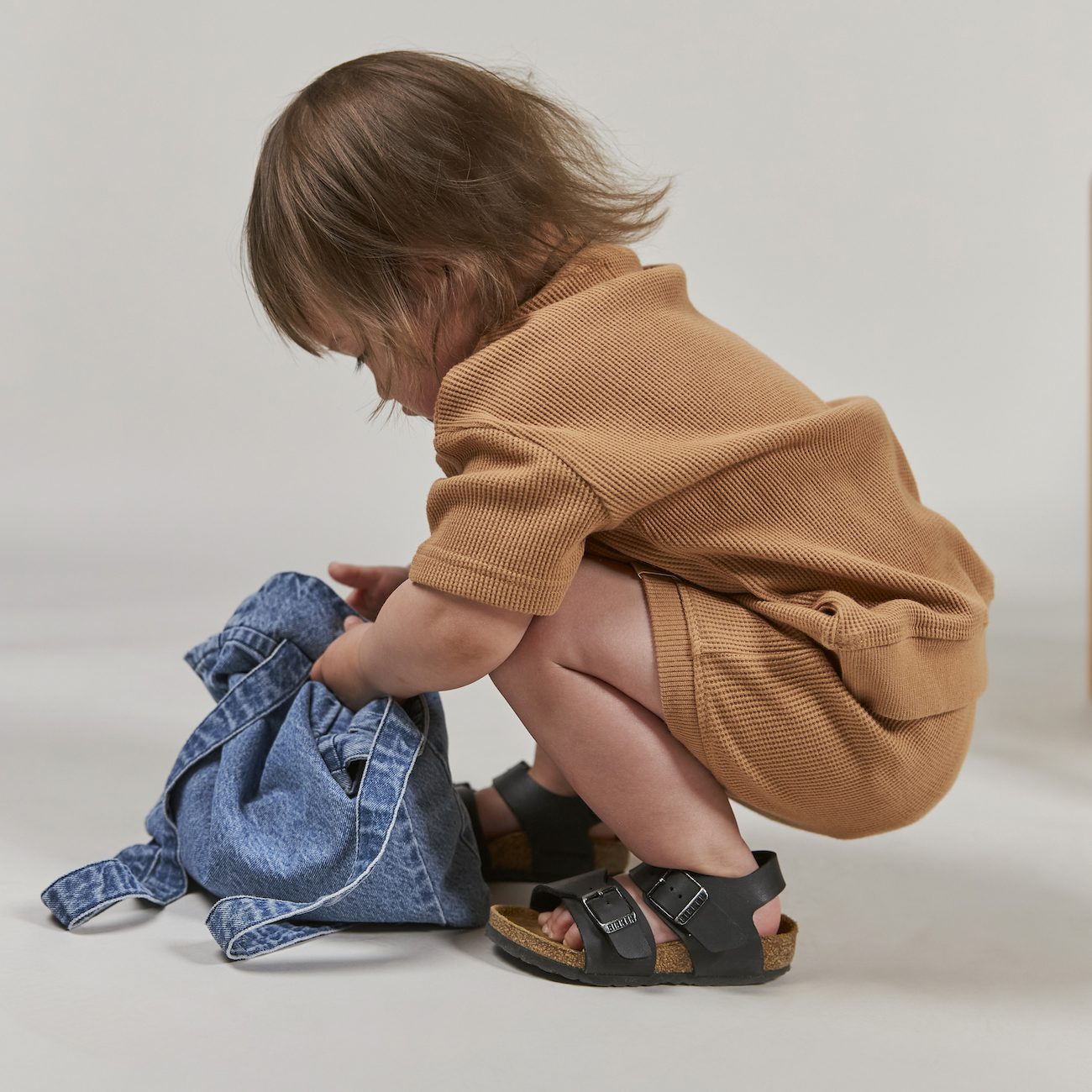 Remo Waffle Top & Bloomers | Dark Sand