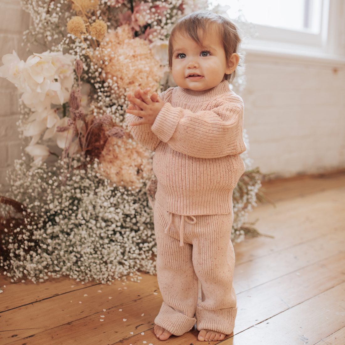 Morgan Knit Sweater | Birch Marble