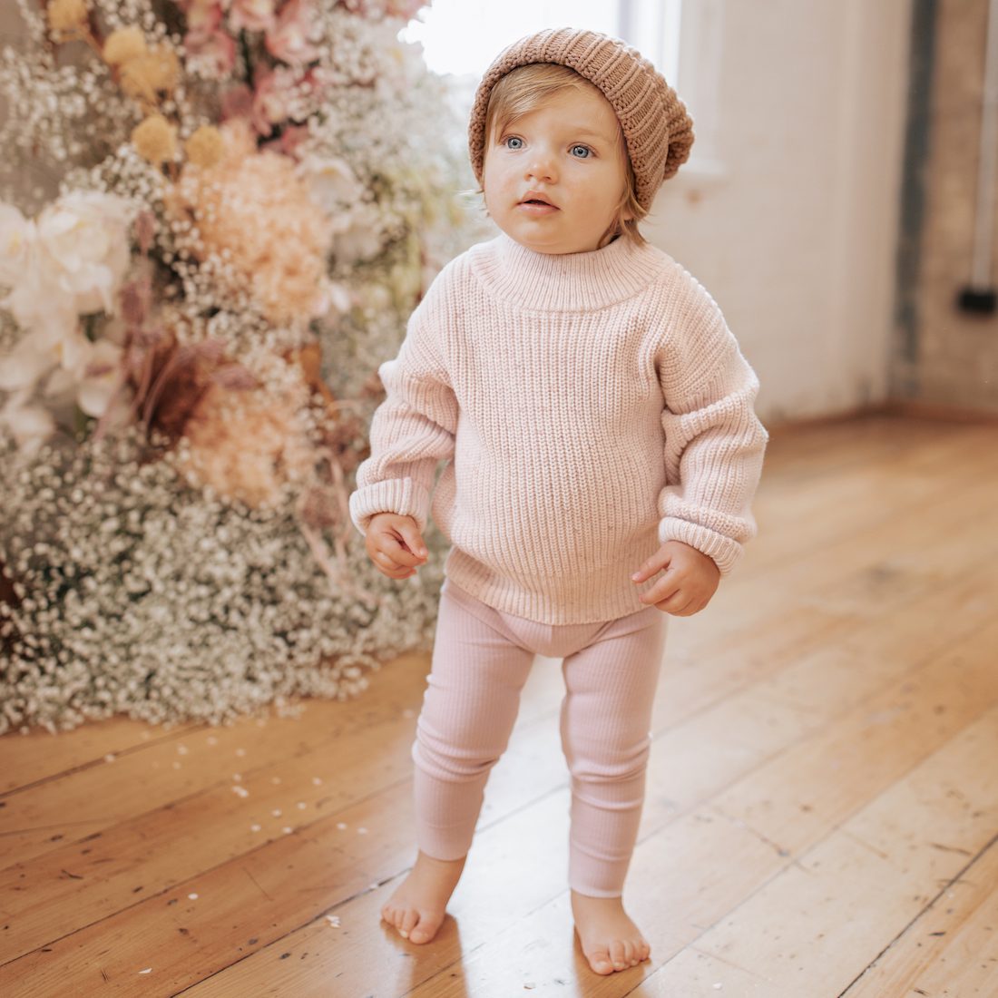 Morgan Knit Sweater | Birch Marble