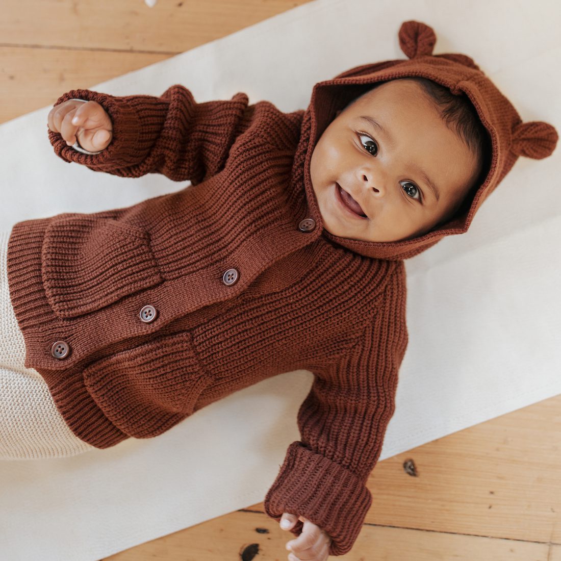 Bear Cardigan | Clover Marle