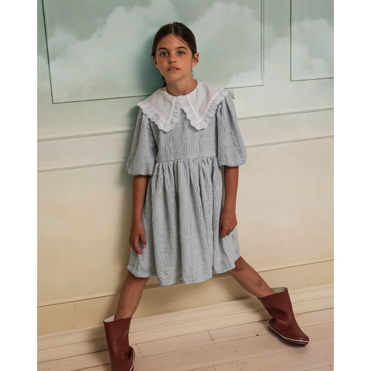 Belina Dress In Blaw Print