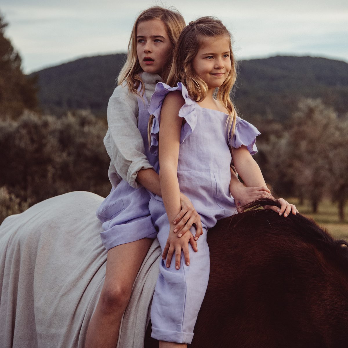 Florence Dungarees | Lavender