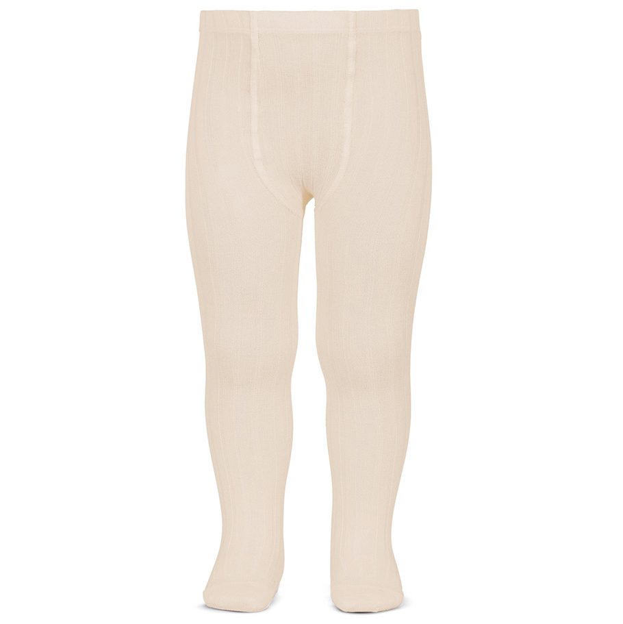 2.016/1 Ribbed Tights | Linen (304)
