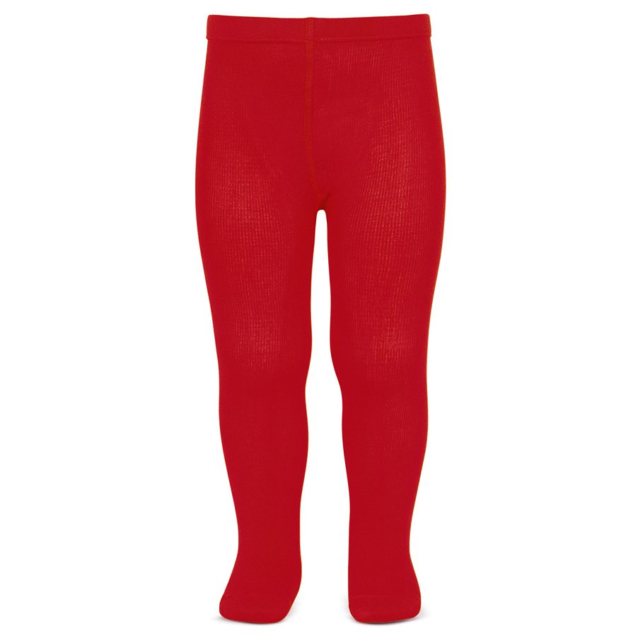 Plain Stitch Basic Tights | Red (550)