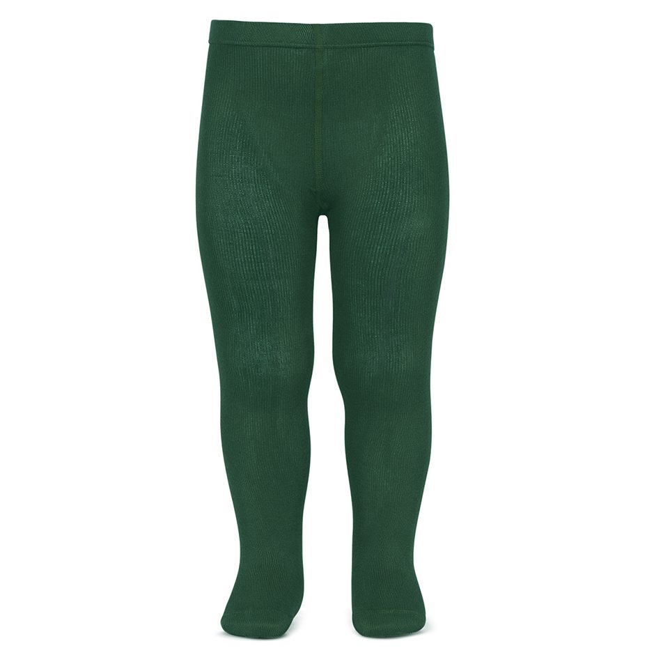 Plain Stitch Basic Tights | Bottle Green (780)
