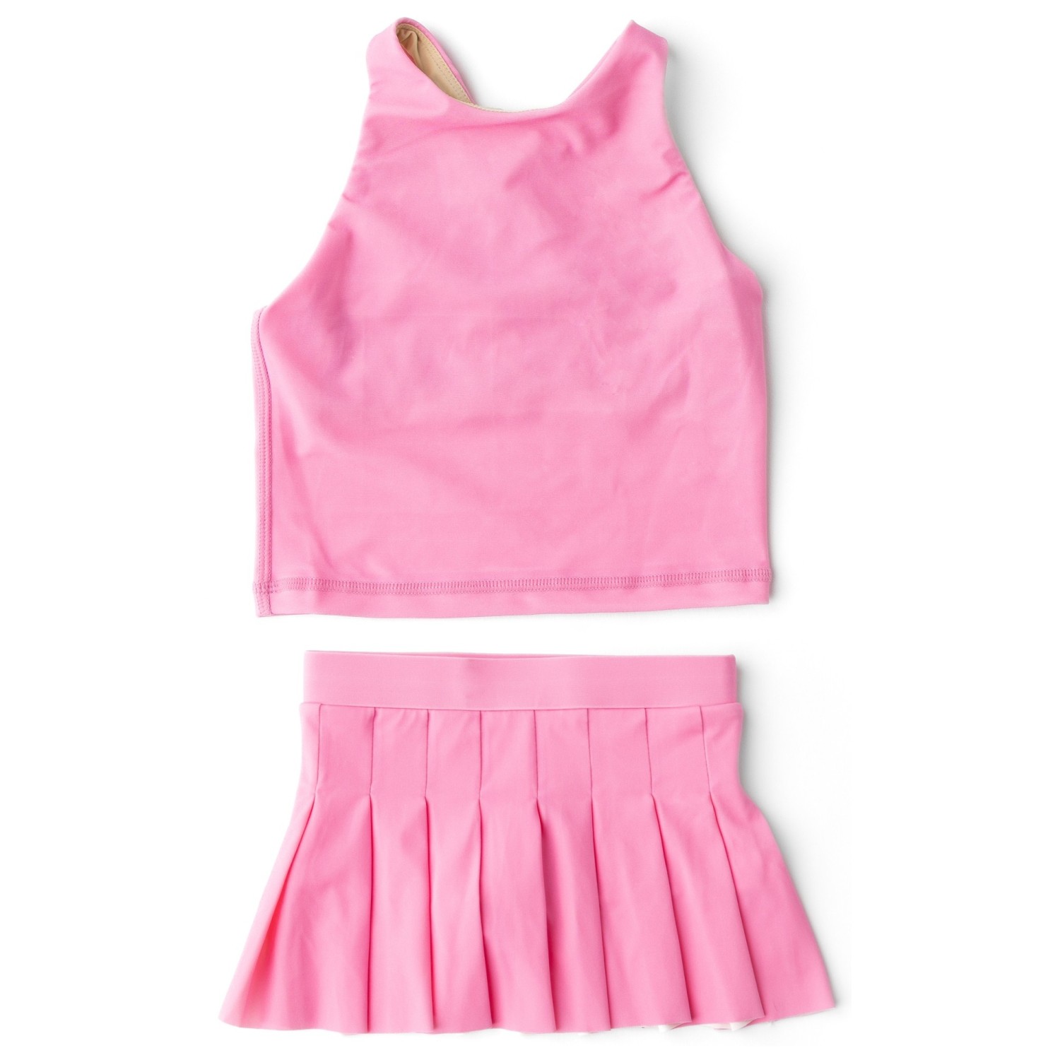 Active Tank & Pleated Skirt | Hot Pink