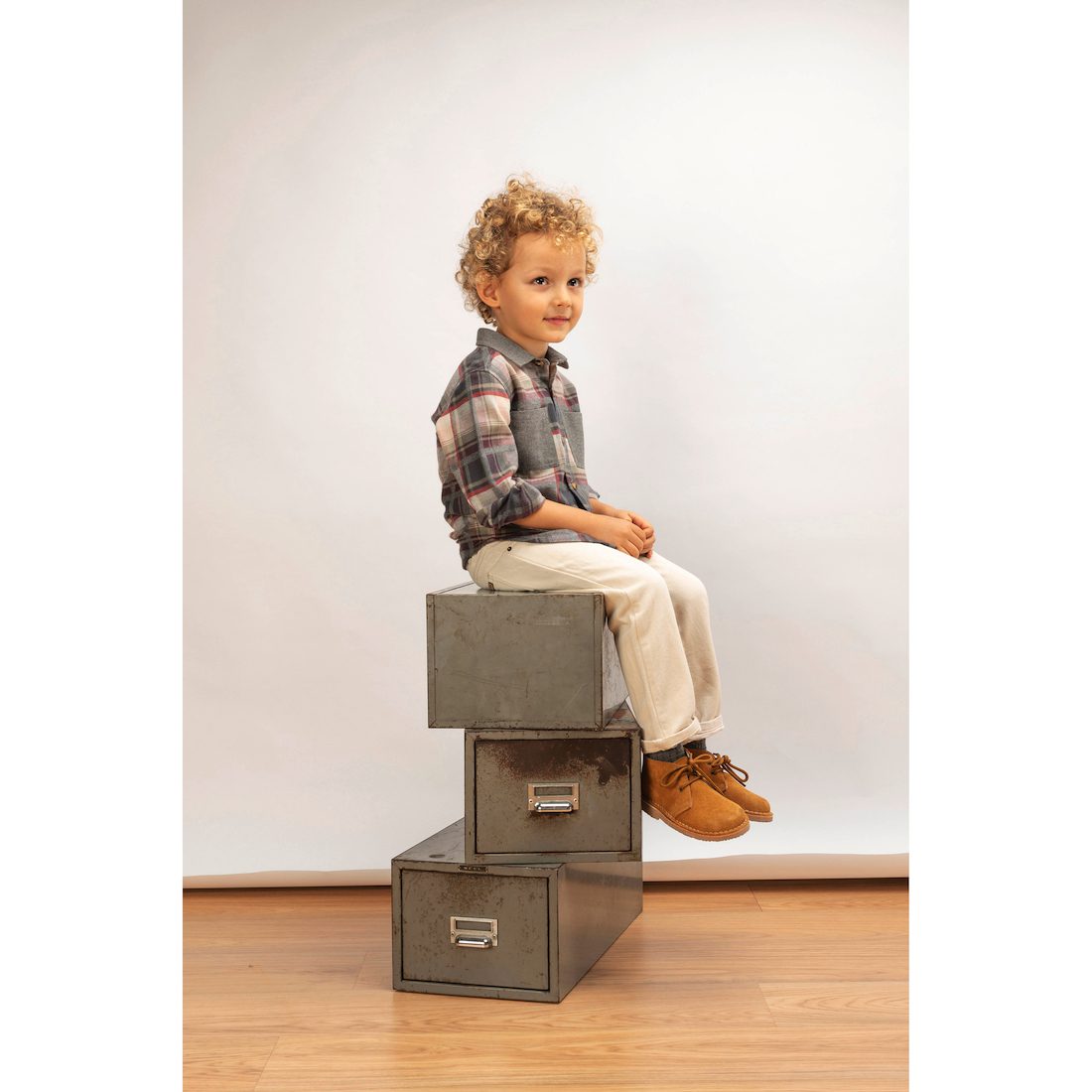 Plaid Flannel Shirt & Carded Twill Pants