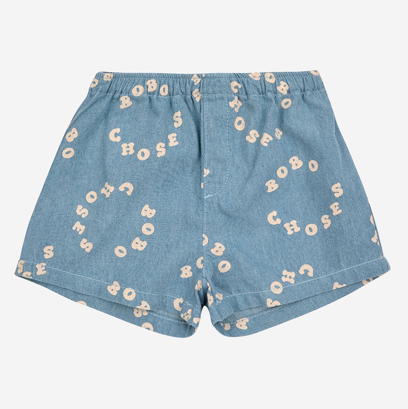 Baby Bobo Choses Circle Denim Bermuda Shorts