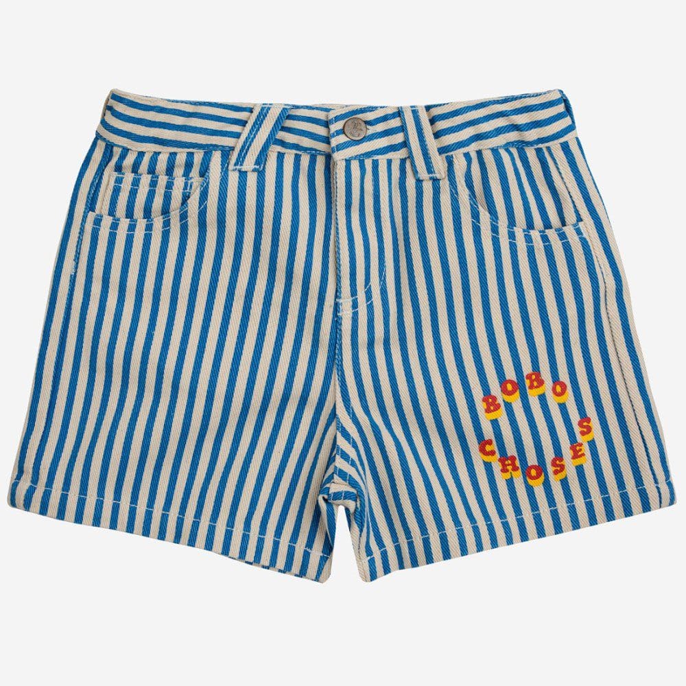 Bobo Choses Circle Stripes Woven Shorts