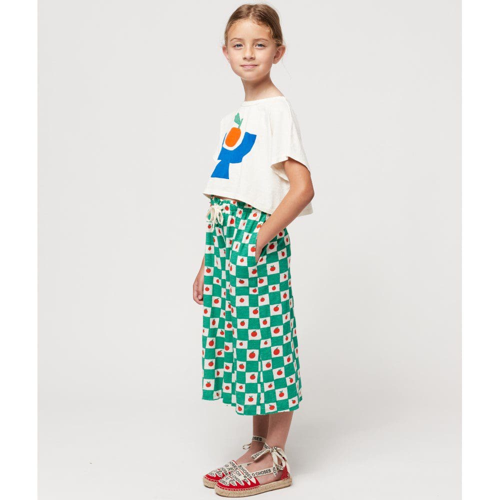 Tomato Plate Cropped Tshirt