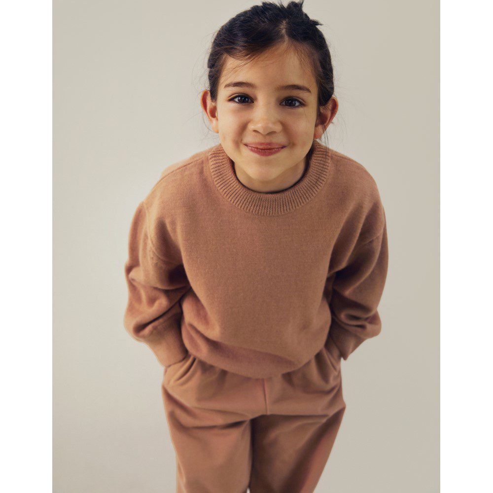 Knitted Jumper | Biscuit