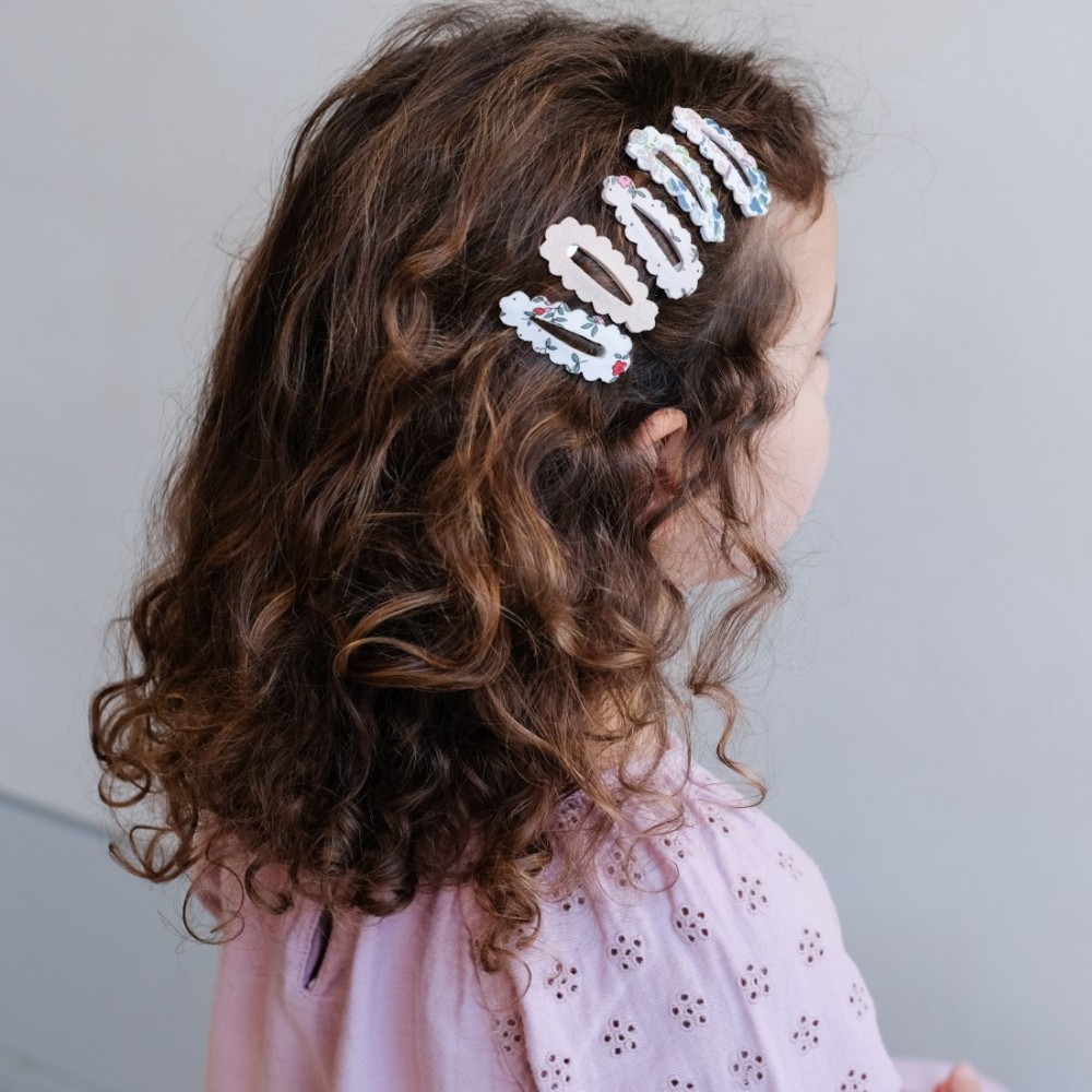 Scalloped Floral Mini Clic Clacs