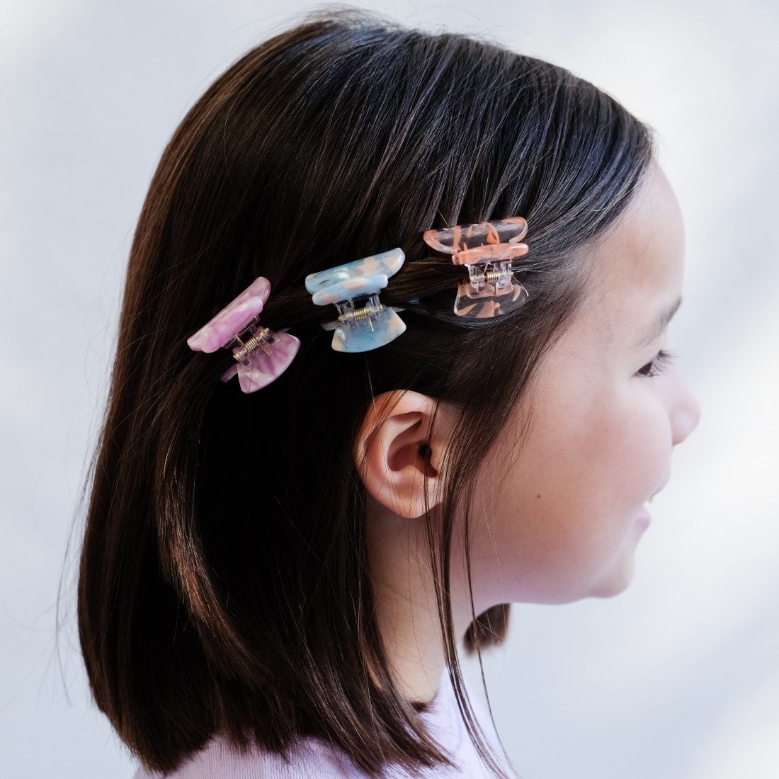 Mixed Acetate Claw Clips