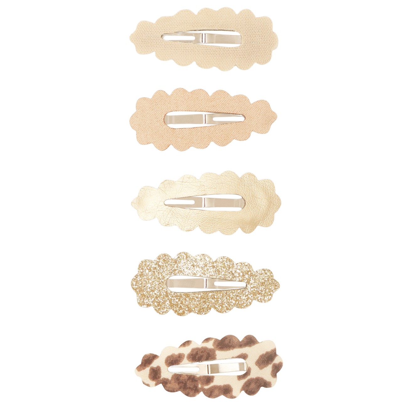 Leopard Scalloped Mini Clic Clacs