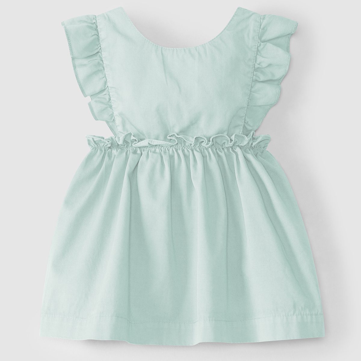 Ruffle High-waisted Underbust skirt W/ Suspenders