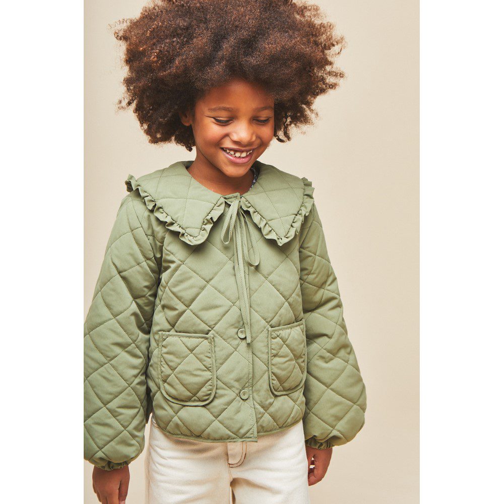 Giulia Collared Quilted Jacket