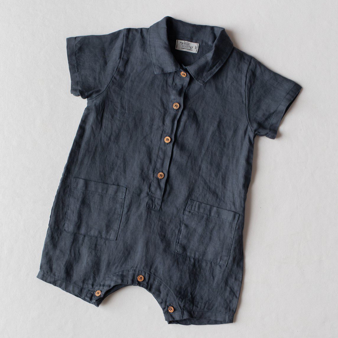 Brad Linen Jumpsuit | Anthrarcite