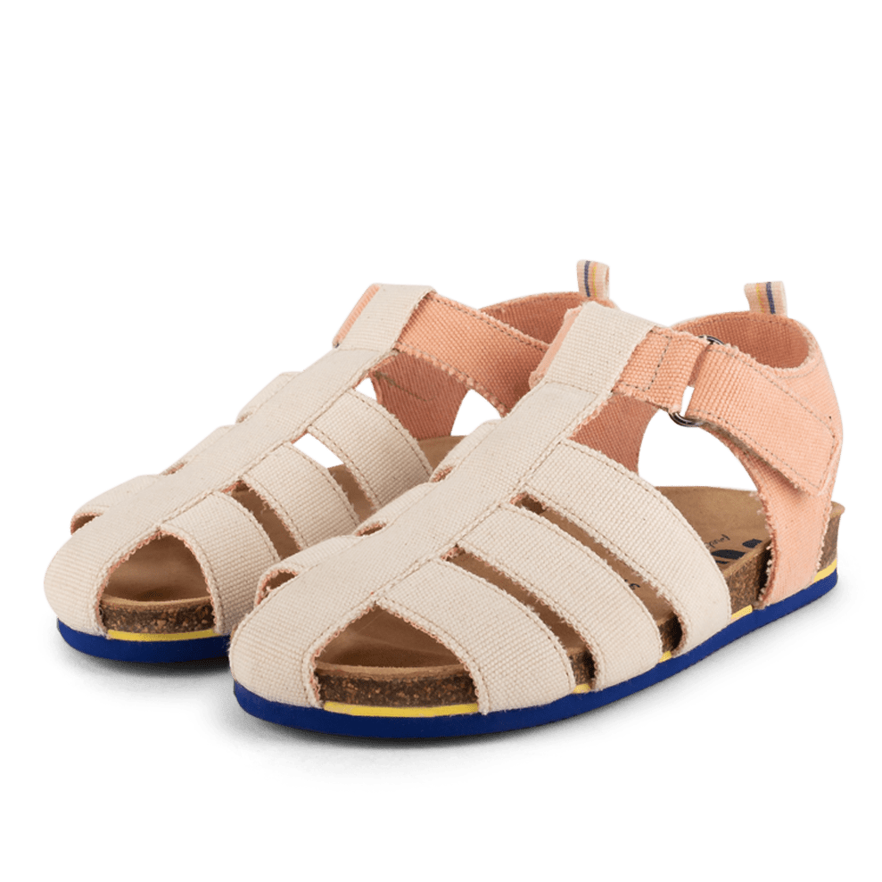 Cream/Salmon Eco Fisherman Sandals