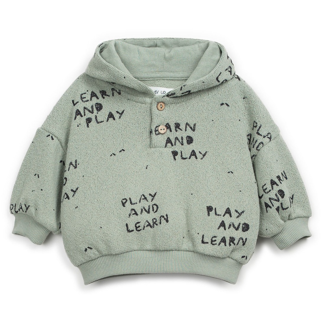 Hooded Sweatshirt & Twill Trousers