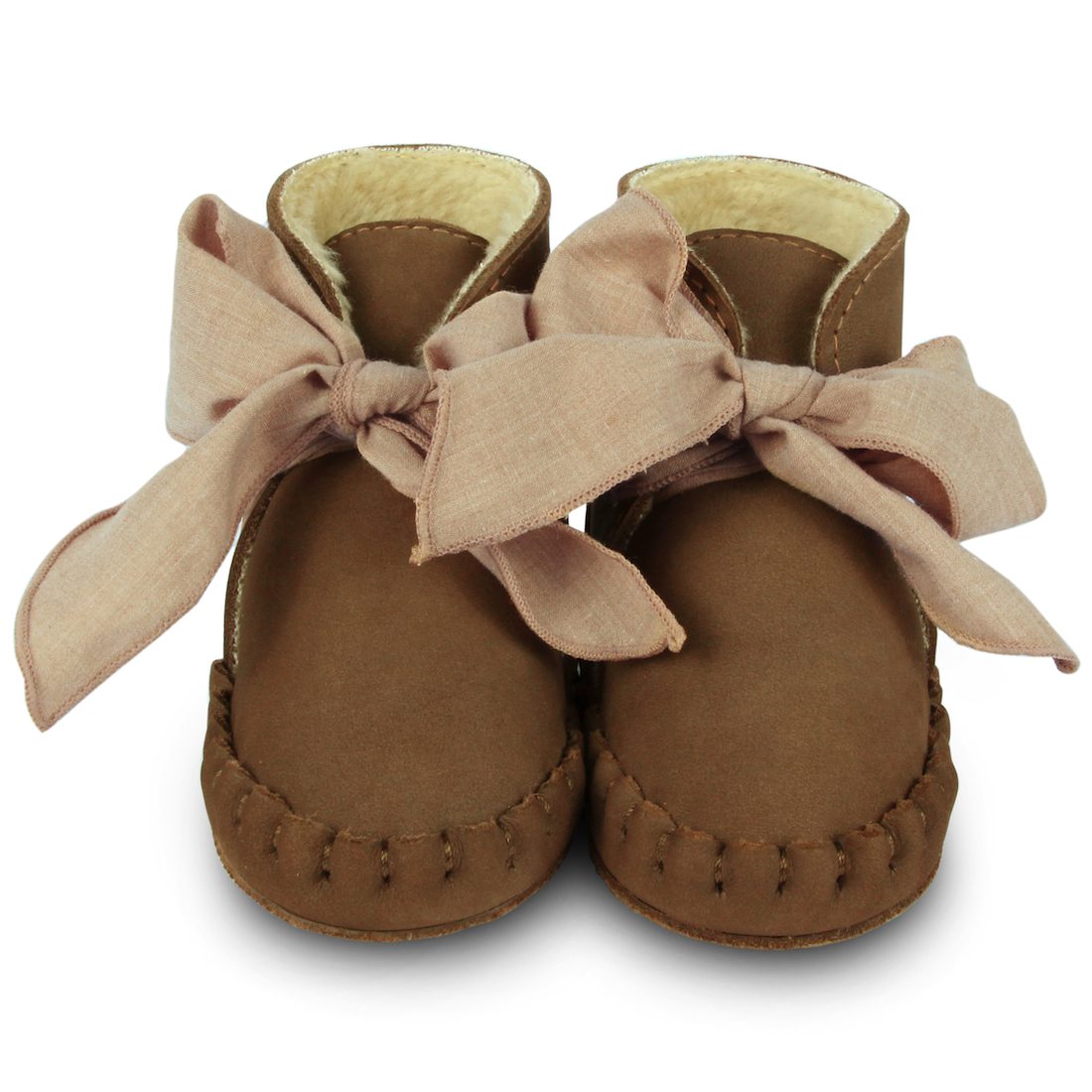 Pina Organza Lining | Hazelnut Nubuck + Mocha Cotton