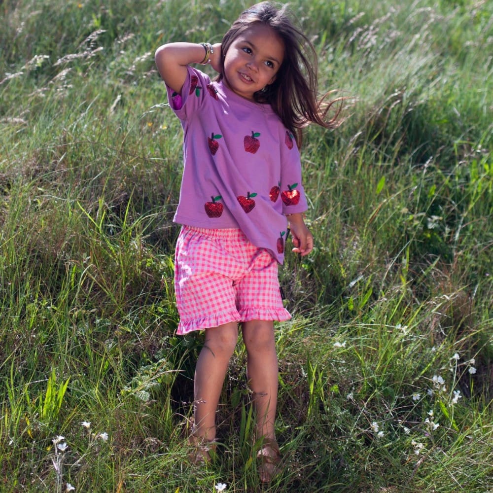 Apple Tshirt Lilavender