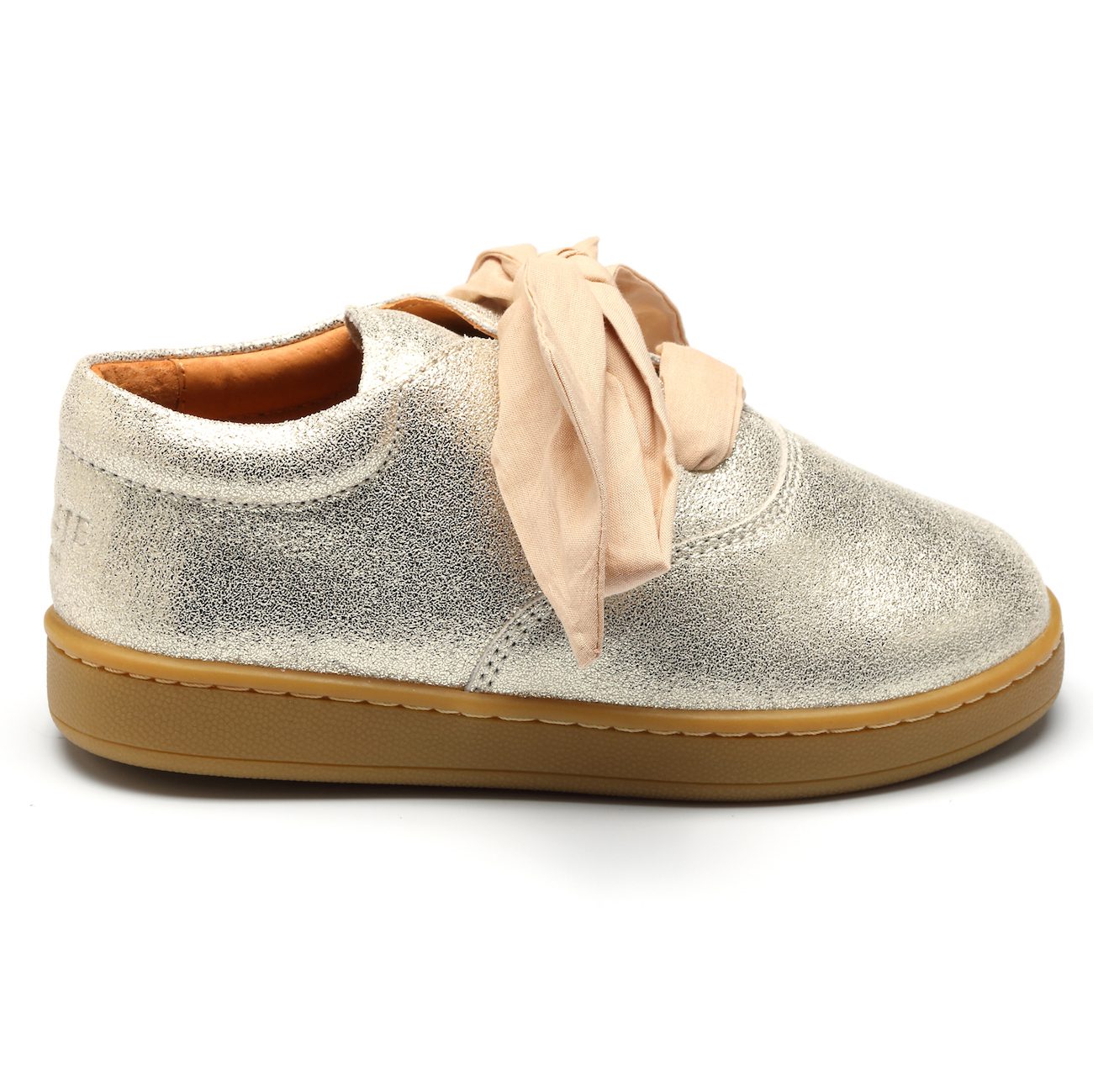 Emilia Organza | Silver Metallic Leather