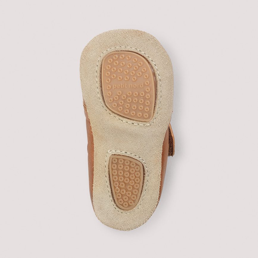 Shoe W/ Velcro | Cognac