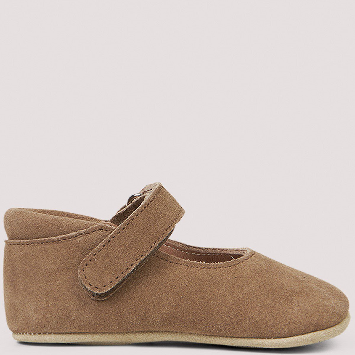 Ballerina Shoe with Velcro | Mushroom