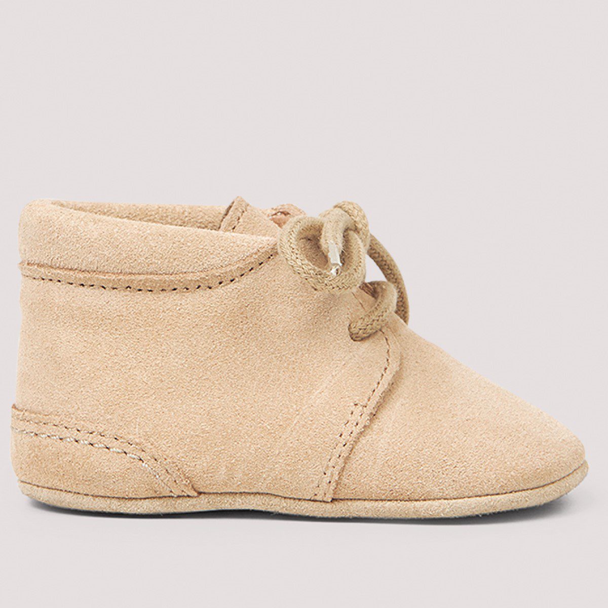 Crib Shoe | Cream Suede