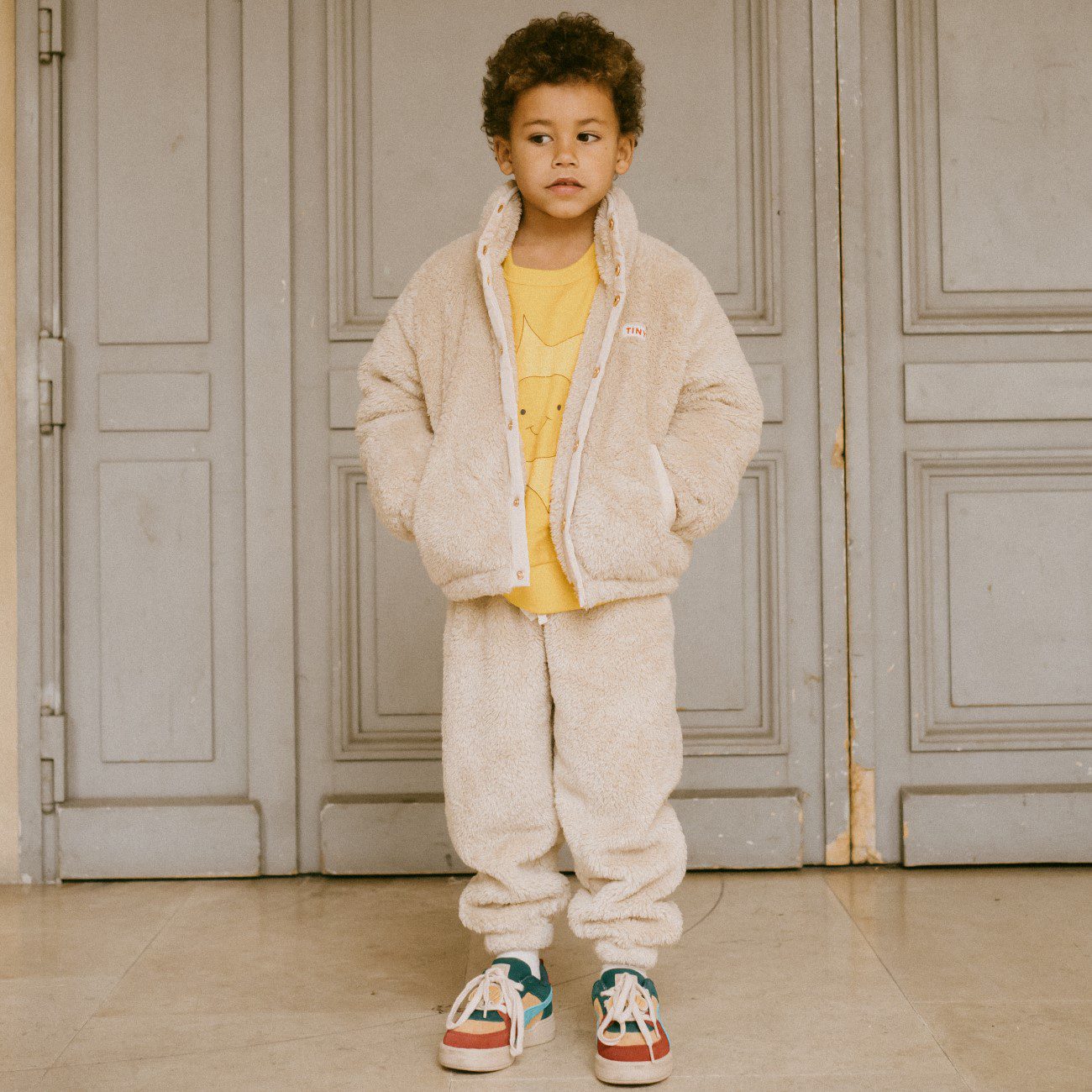 Polar Sherpa Sweatpant | Nude