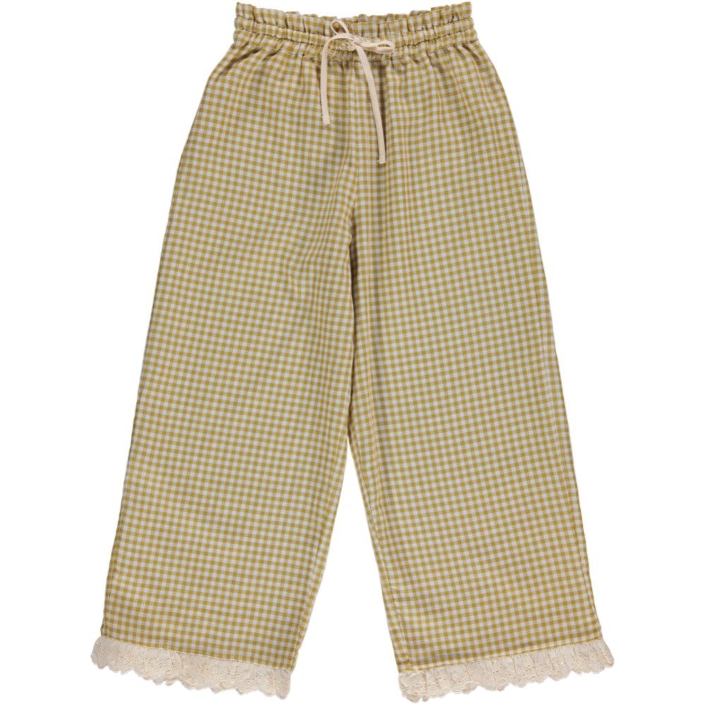 Loulou Pants | Mustard Vichy