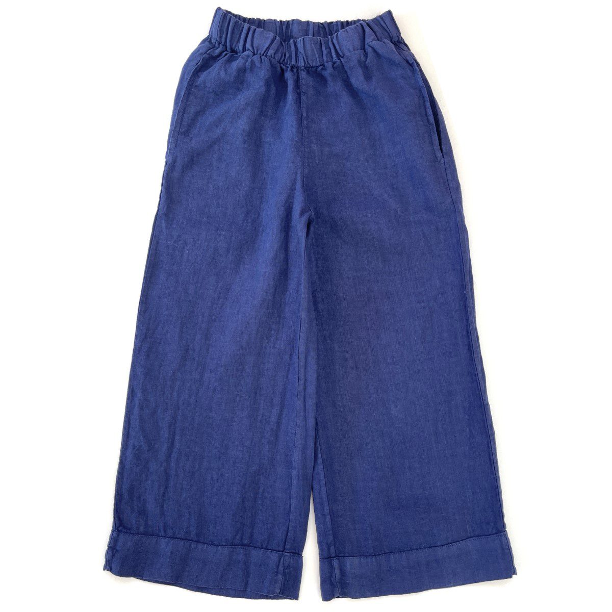 23113 Linen Pants Ink Blue
