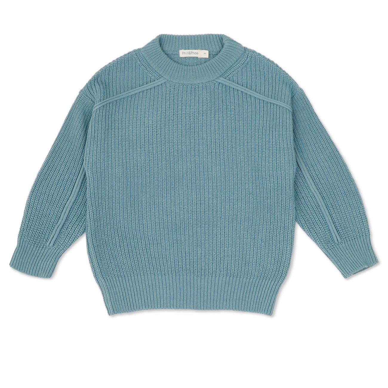 Cashmere-blind Knit Sweater | Topaz Blue