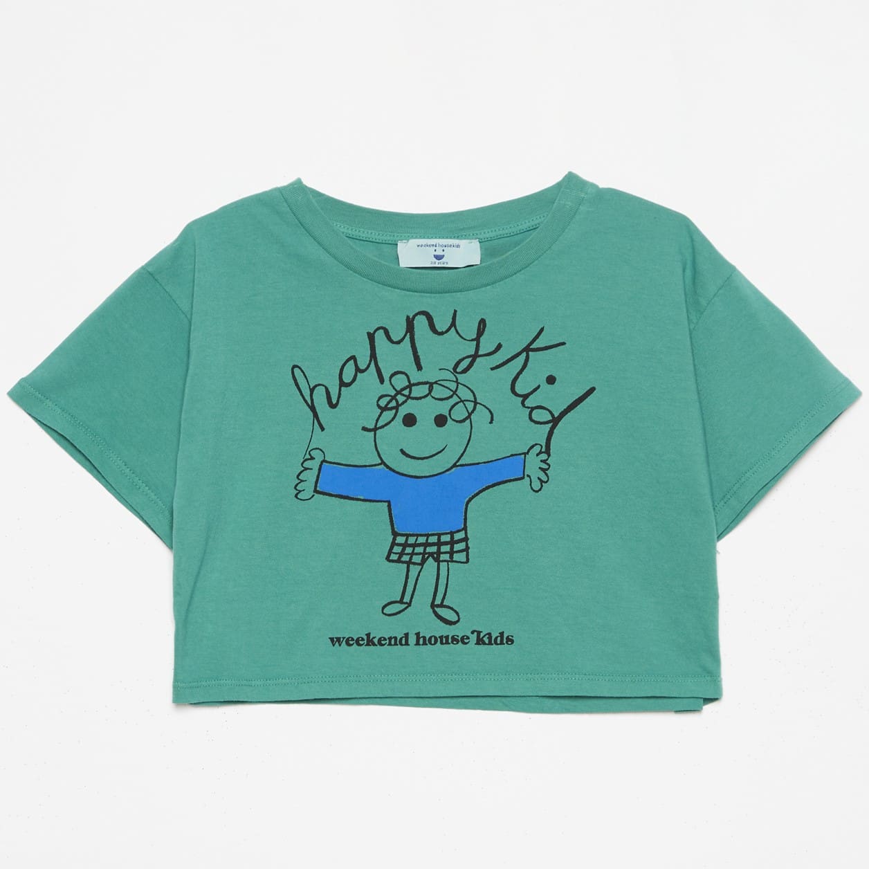 Happy Kid Crop T-shirt