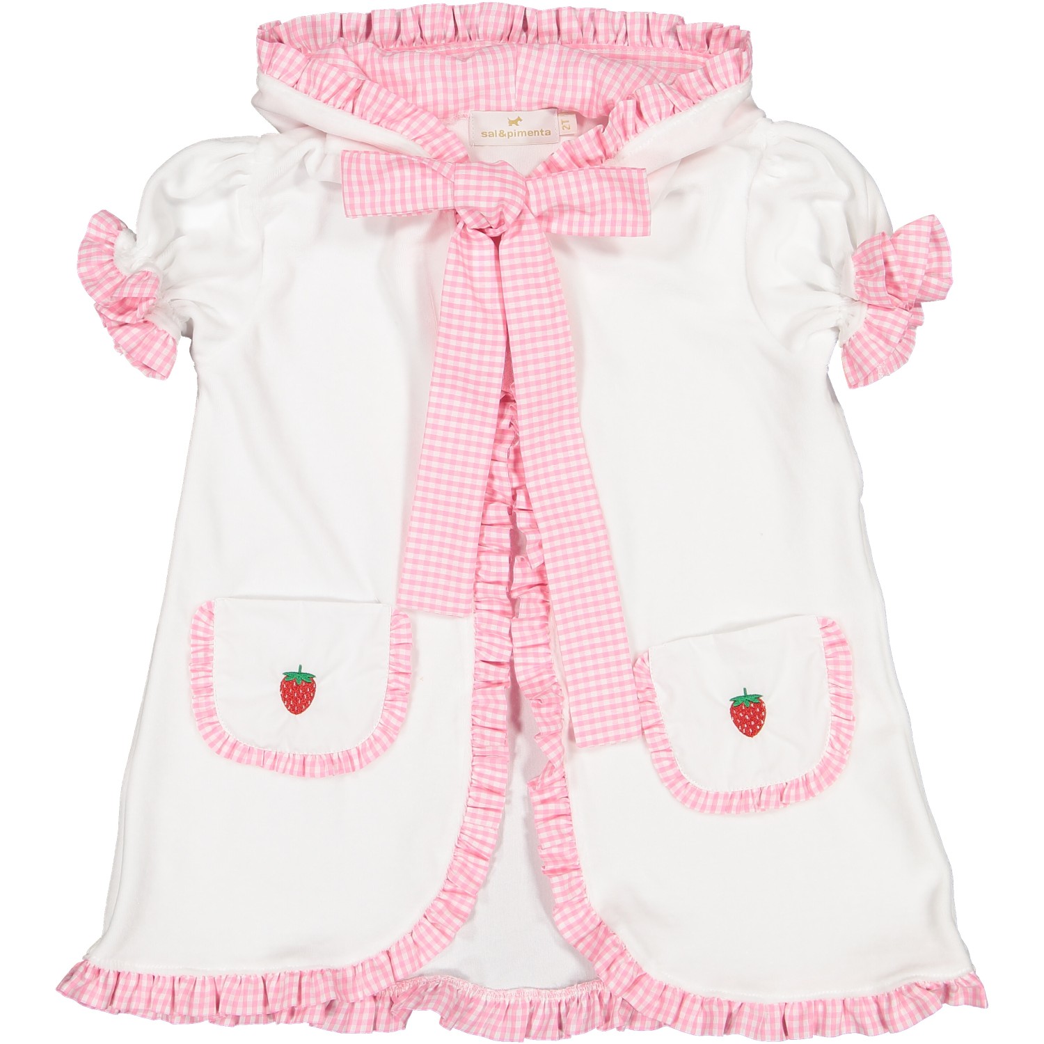 Gingham Mix Pink Cover Up