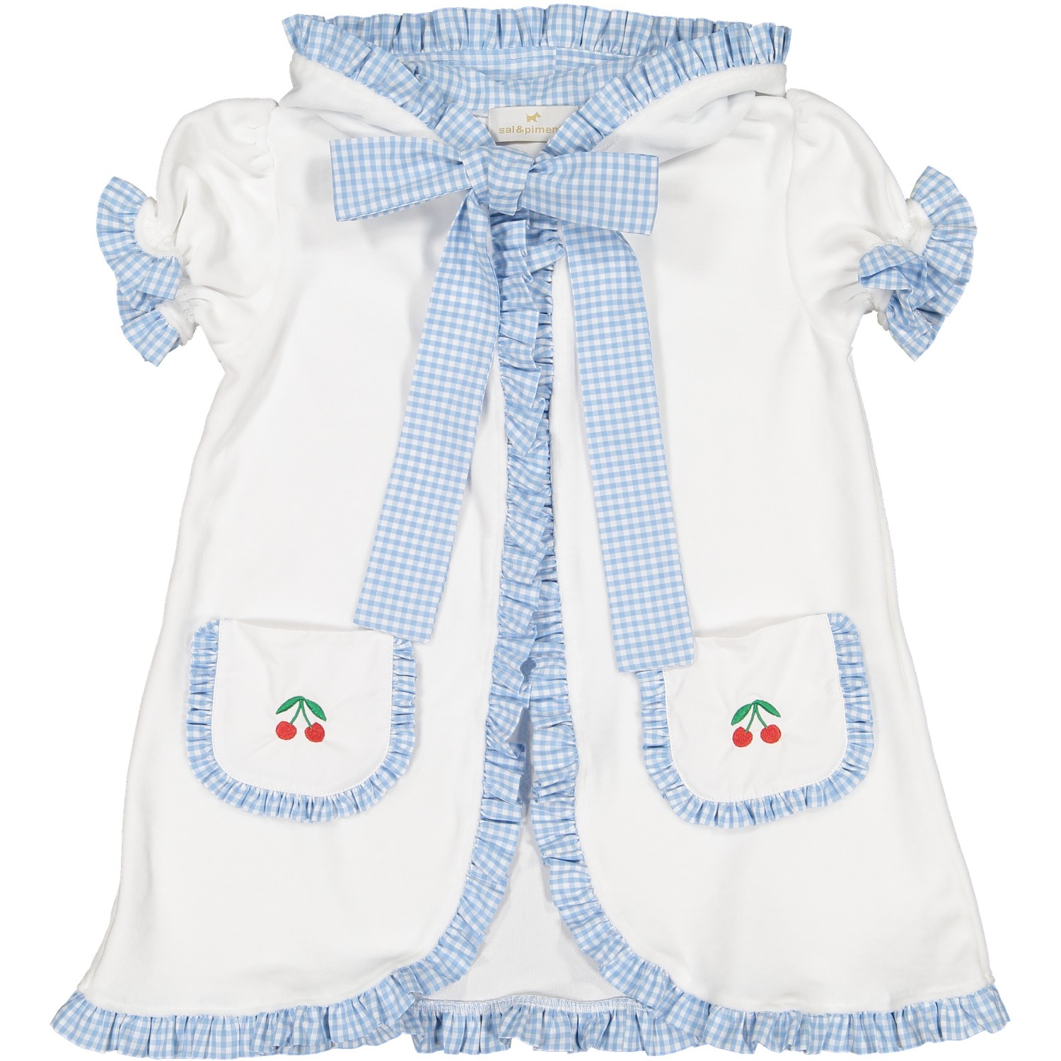 Gingham Mix Blue Cover Up