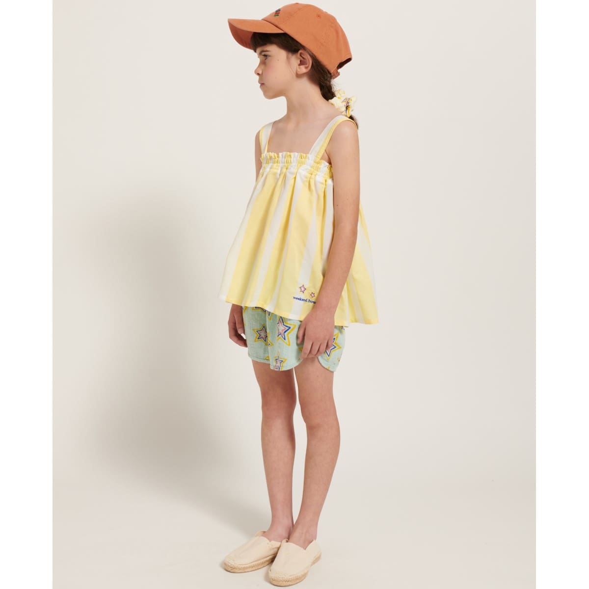 Stars Yellow Stripes Top