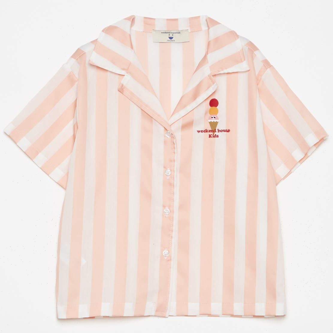 Stripped Ice-Cream Buttoned Shirt
