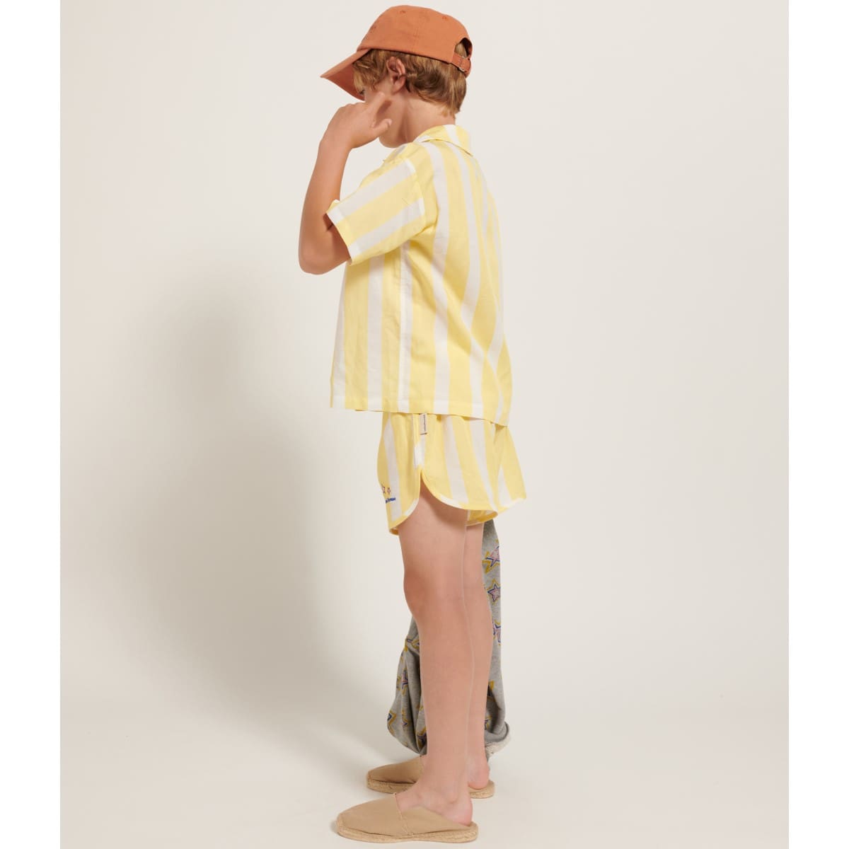 Yellow Stripes Short