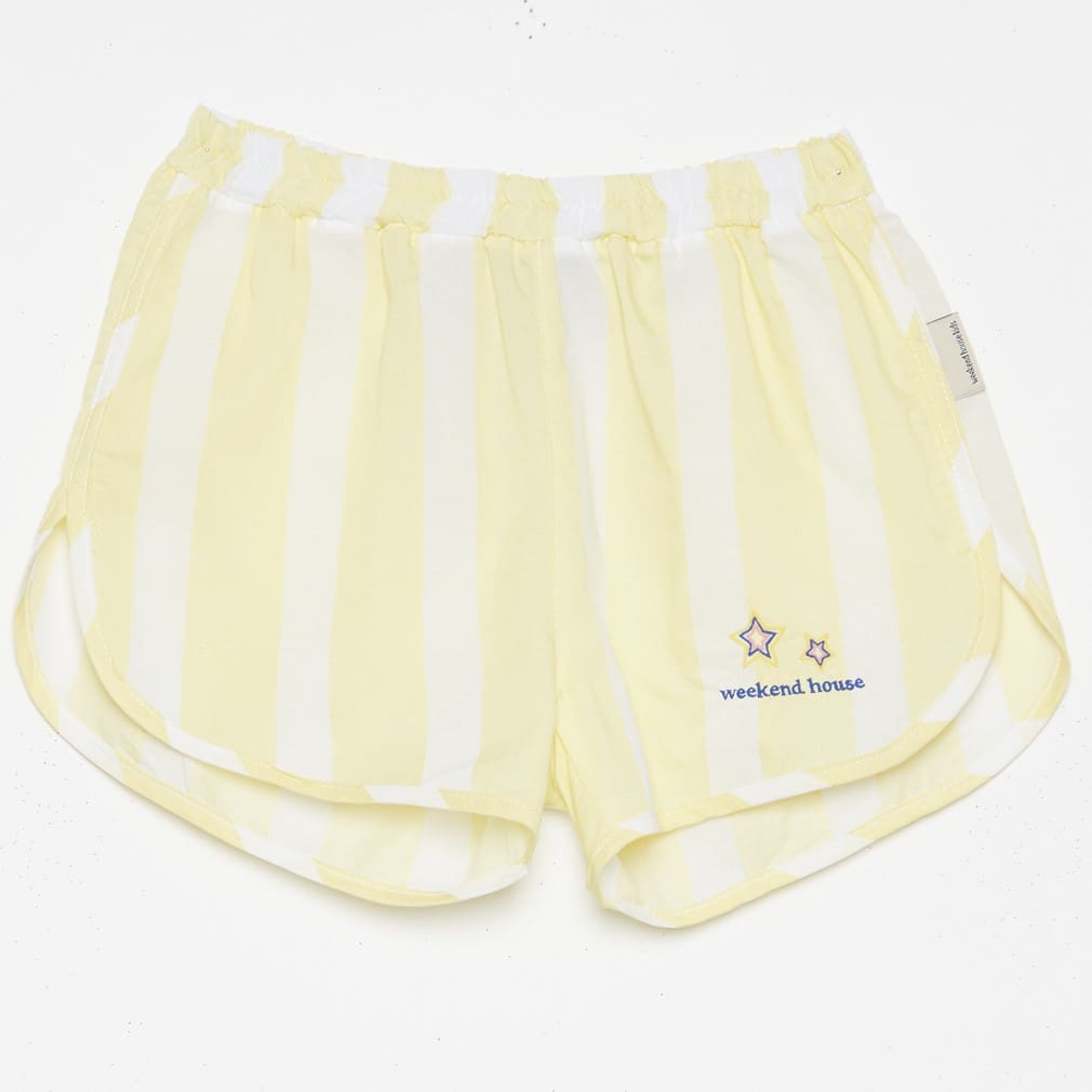 Yellow Stripes Short