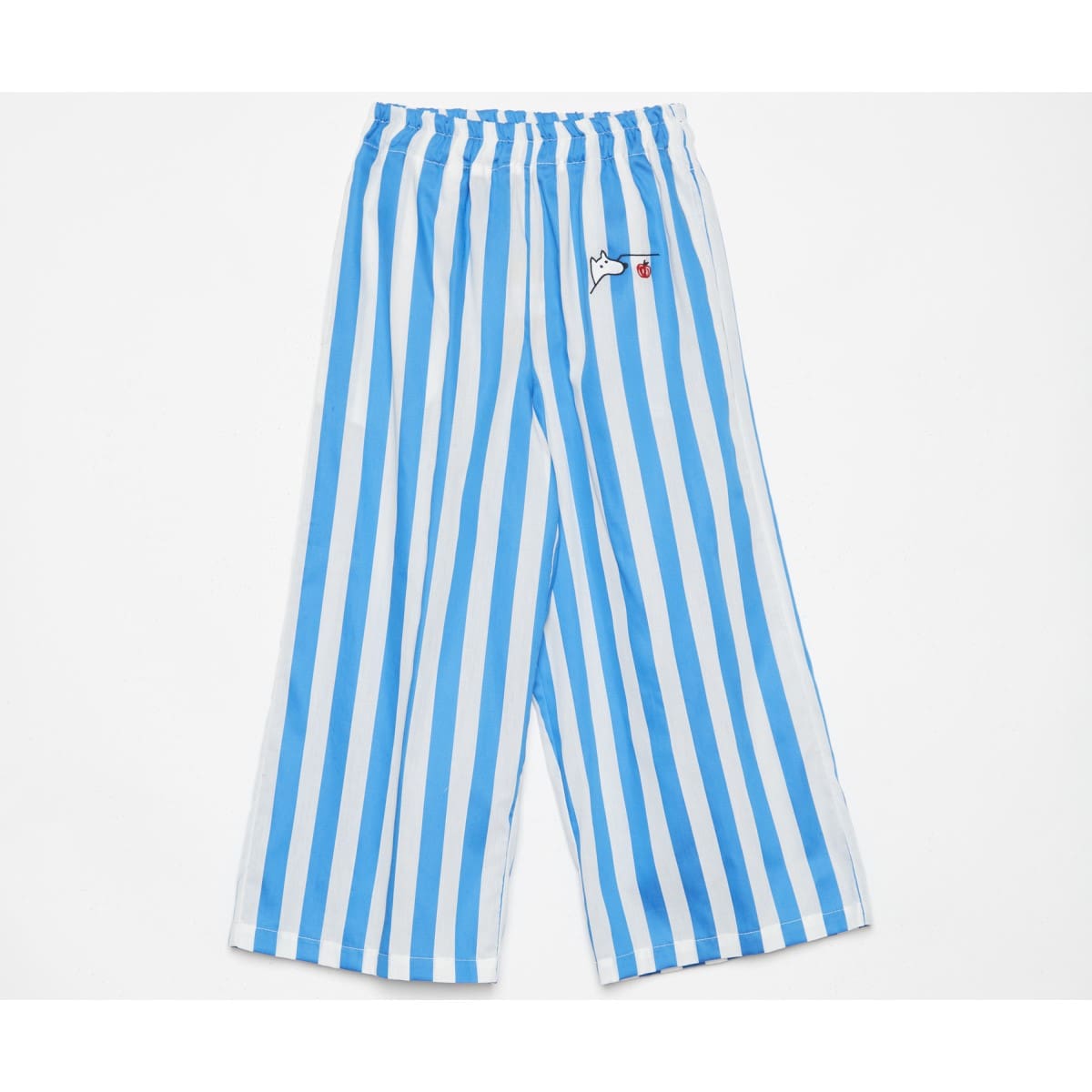 Blue Stripes Flare Pants