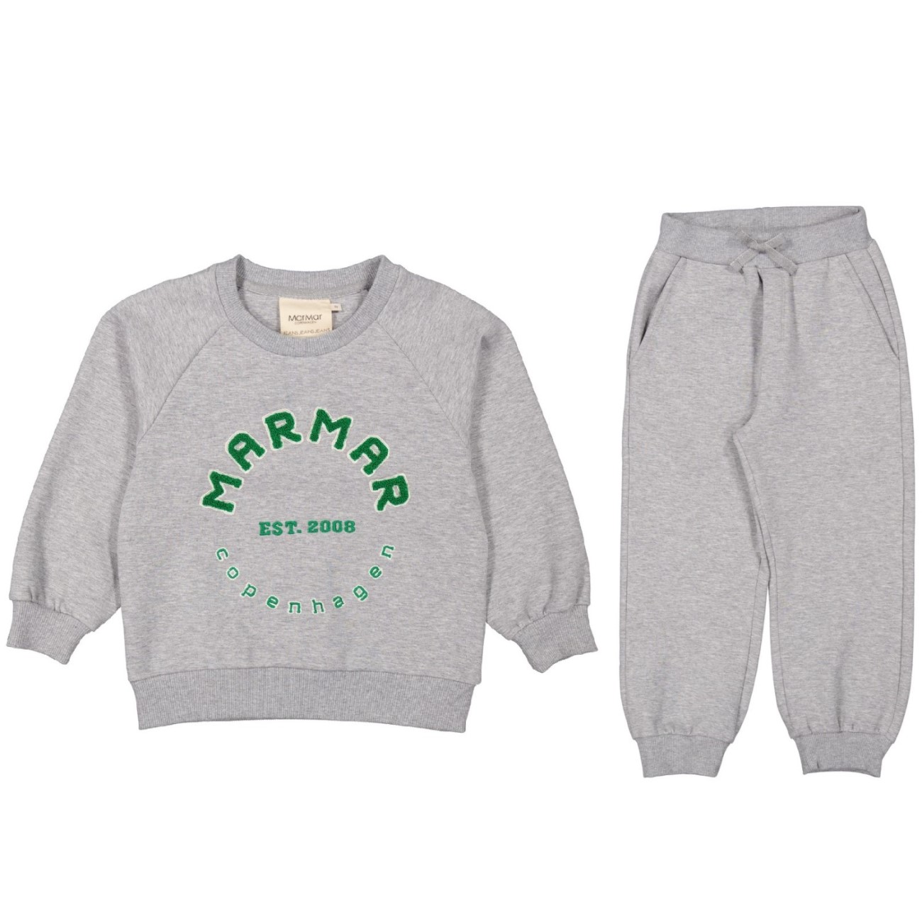 Theos Sweatshirt & Pelon Sweatpants | Green Logo
