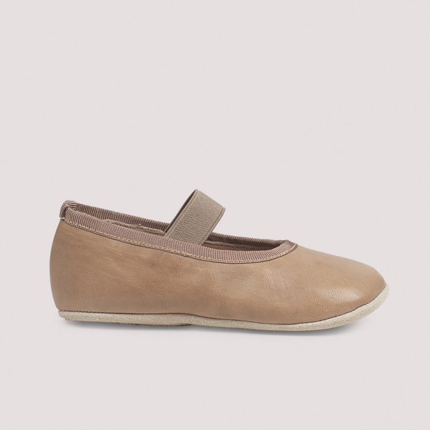 Ballerina Shoe W/ Elastic | Latte