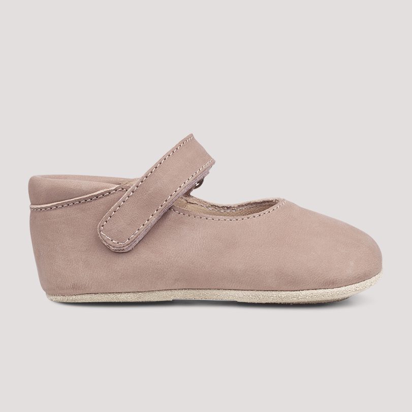 Ballerina Shoe W/ Velcro | Old Rose