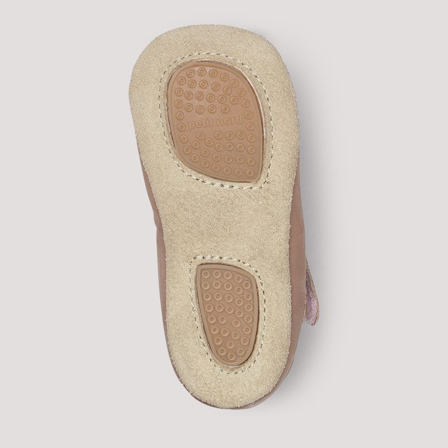 Ballerina Shoe W/ Velcro | Old Rose