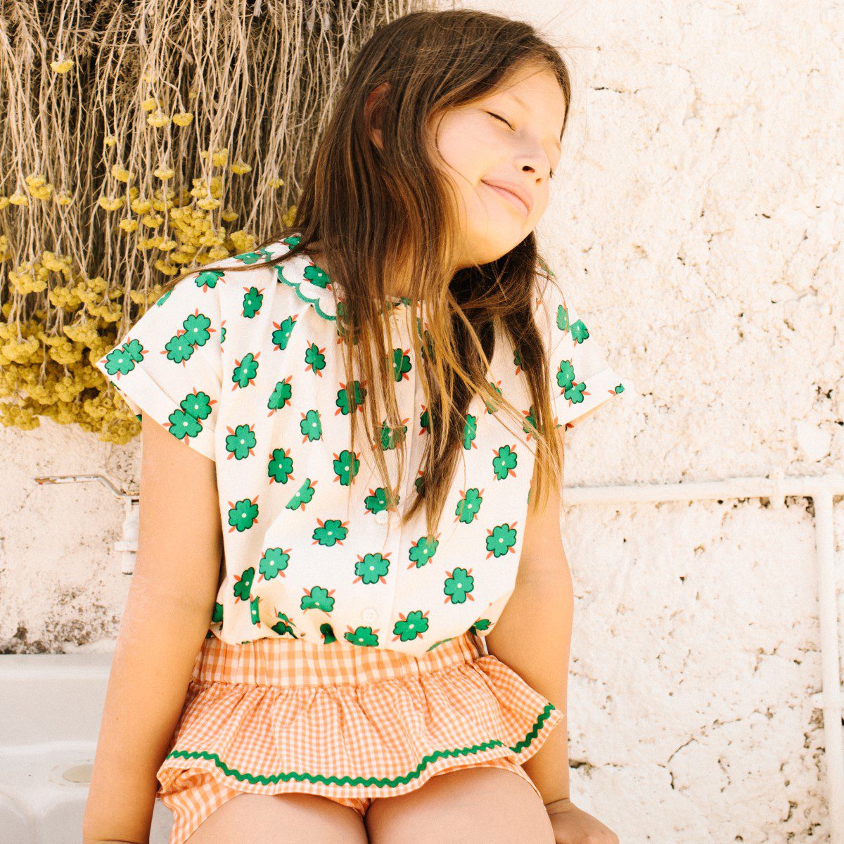 Caroline Blouse | Bleuet Green