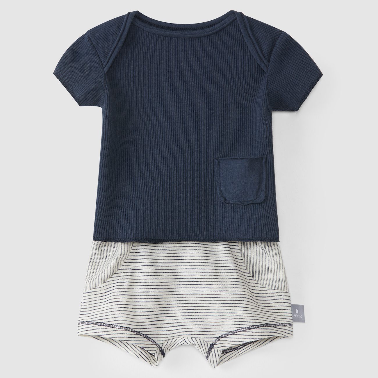 Striped T-Shirt & Shorts Set