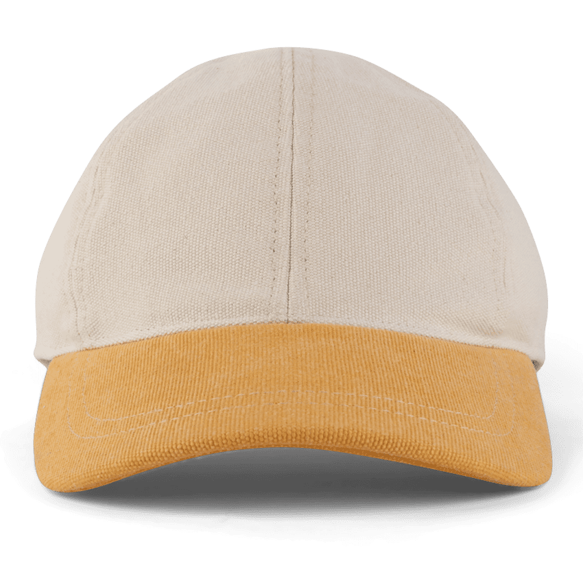 Baseball Cap | Cream/Yellow/Grey