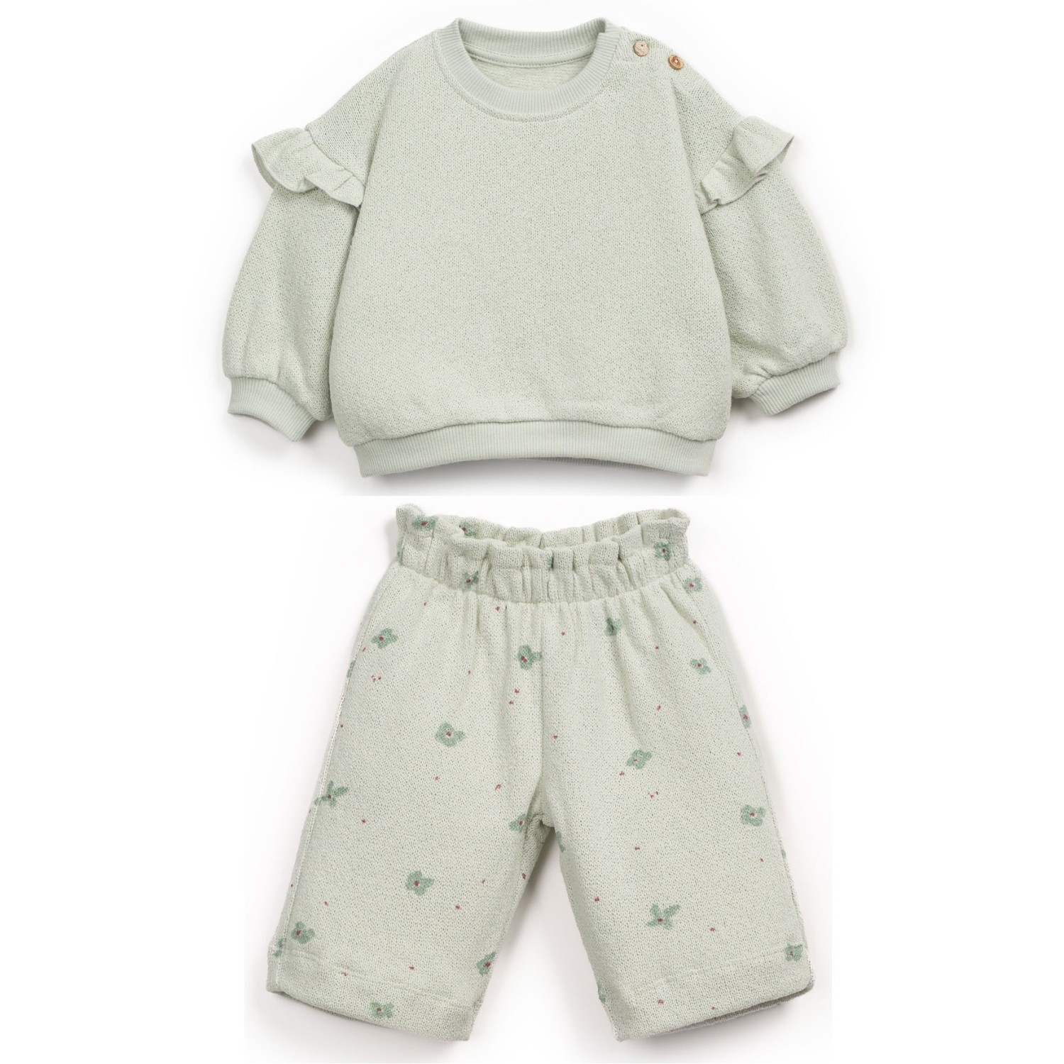 Baby Sweatshirt W/ Jersey Trousers